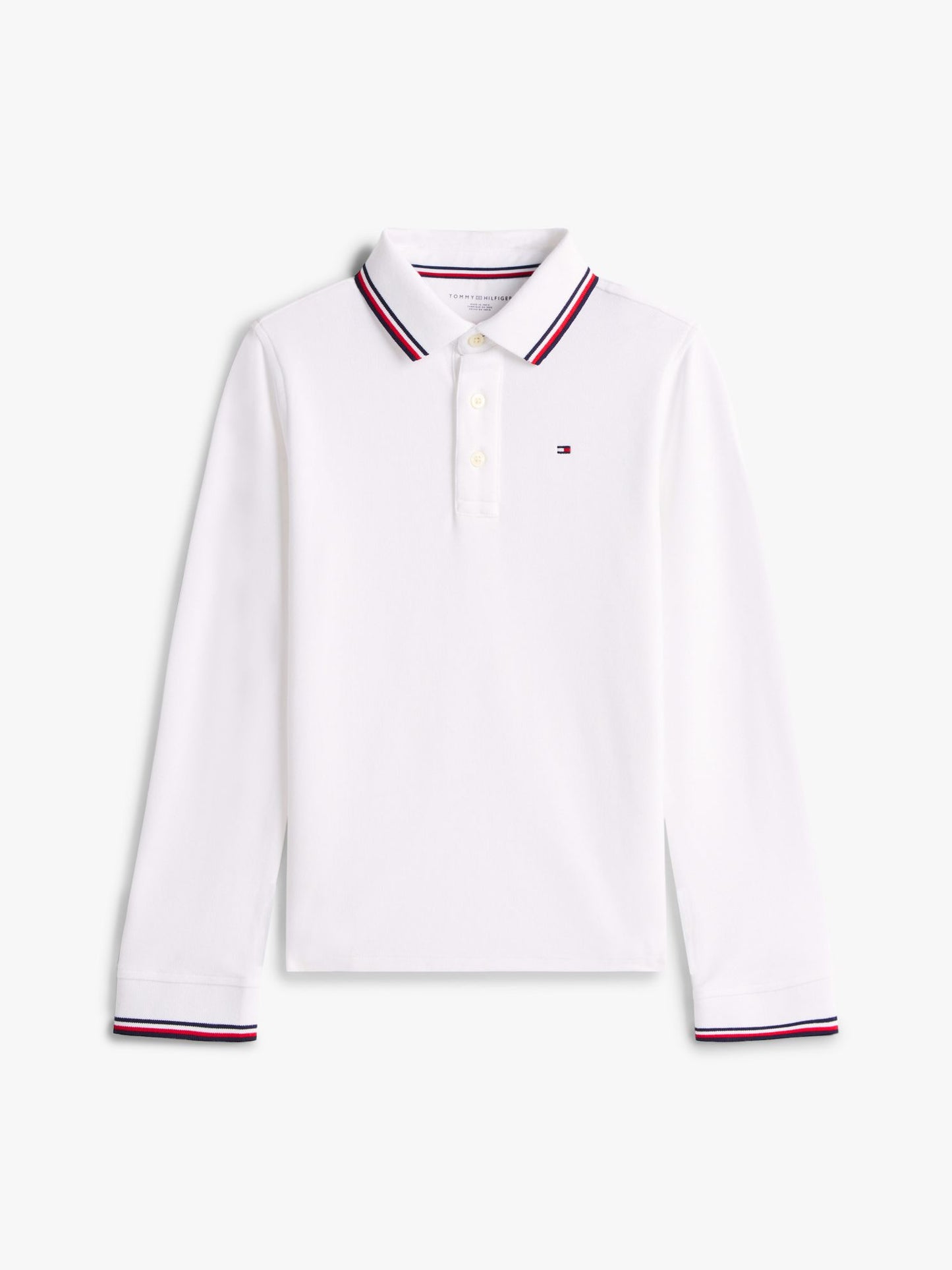 Tommy Hilfiger Kids' Long-Sleeve Tommy Wicking Polo