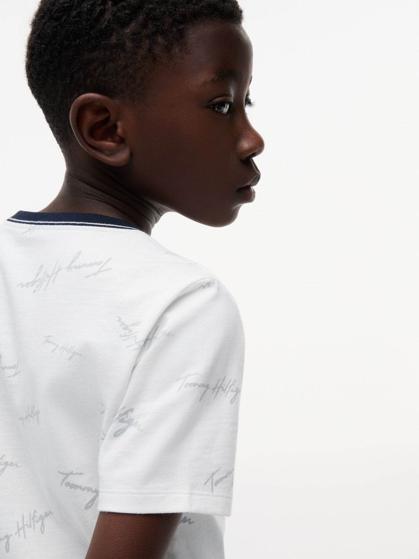 Tommy Hilfiger Kids' Signature Flag Stripe Logo T-Shirt