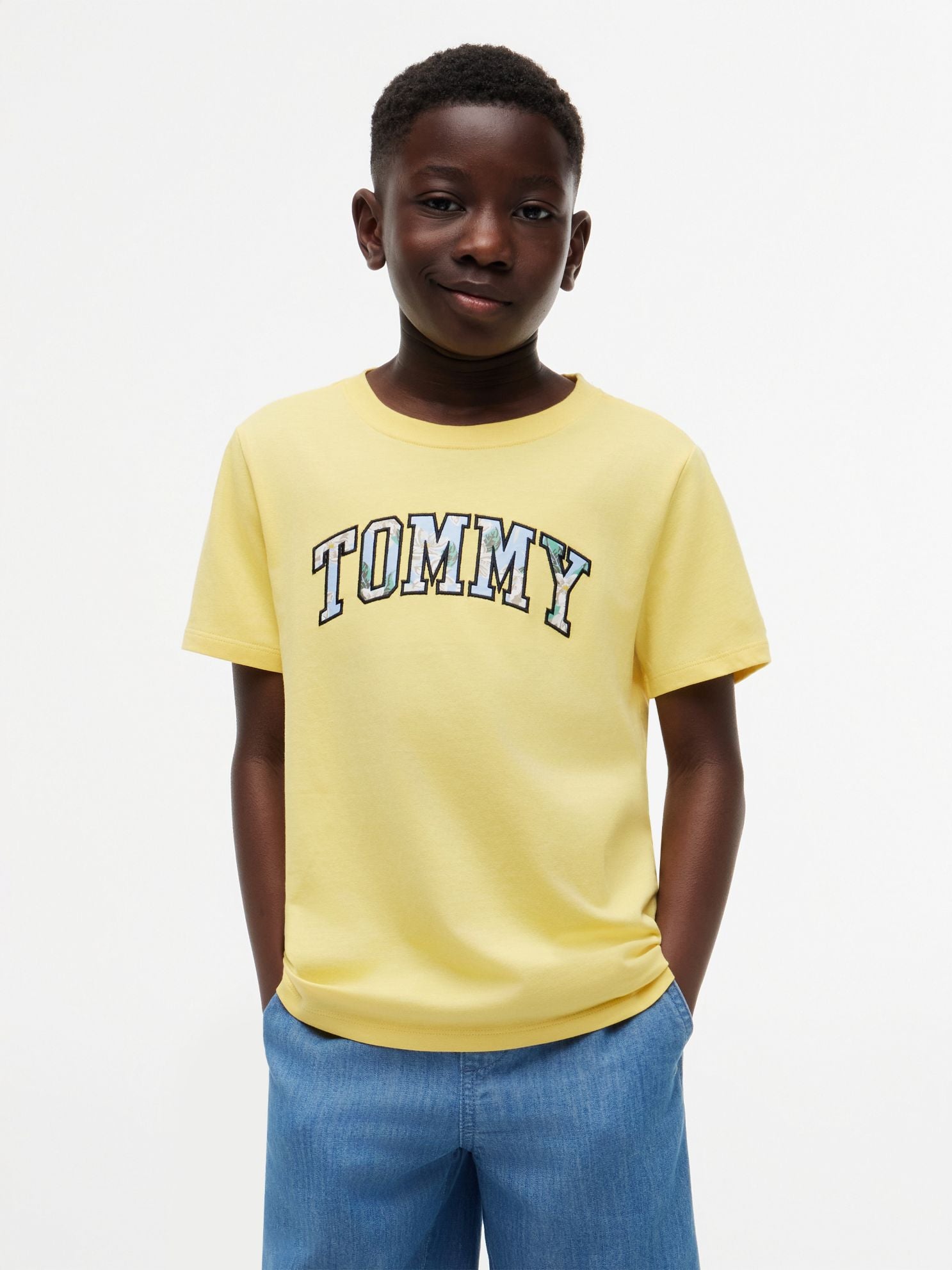 Tommy Hilfiger Kids' Floral Tommy Logo T-Shirt