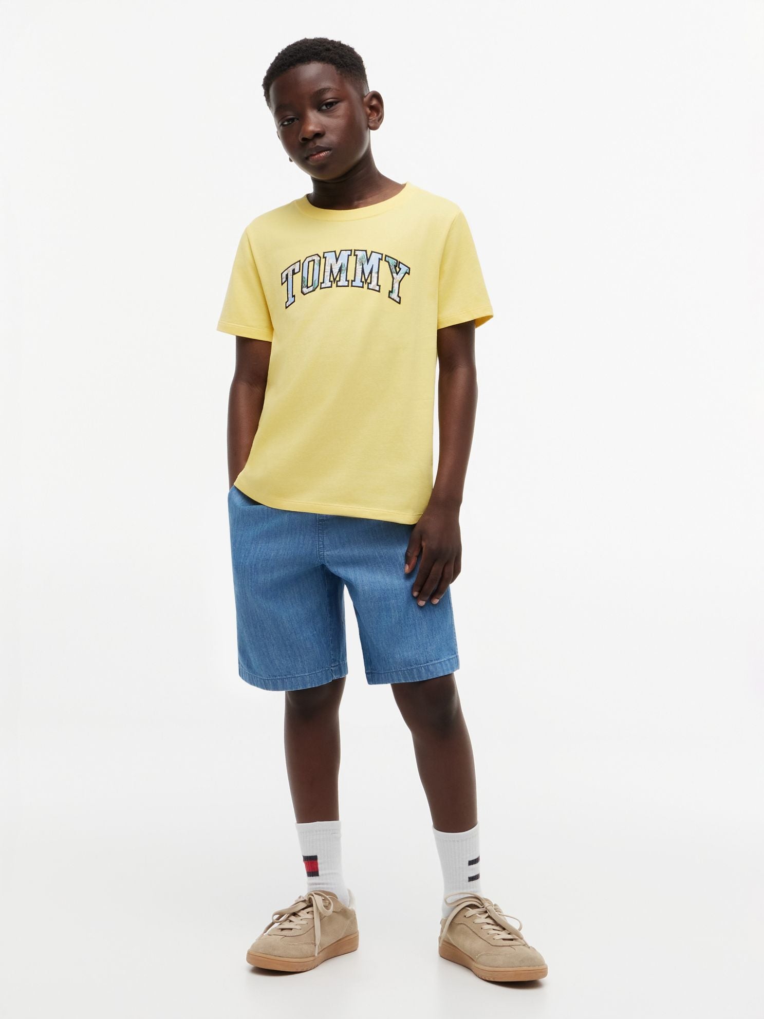 Tommy Hilfiger Kids' Floral Tommy Logo T-Shirt