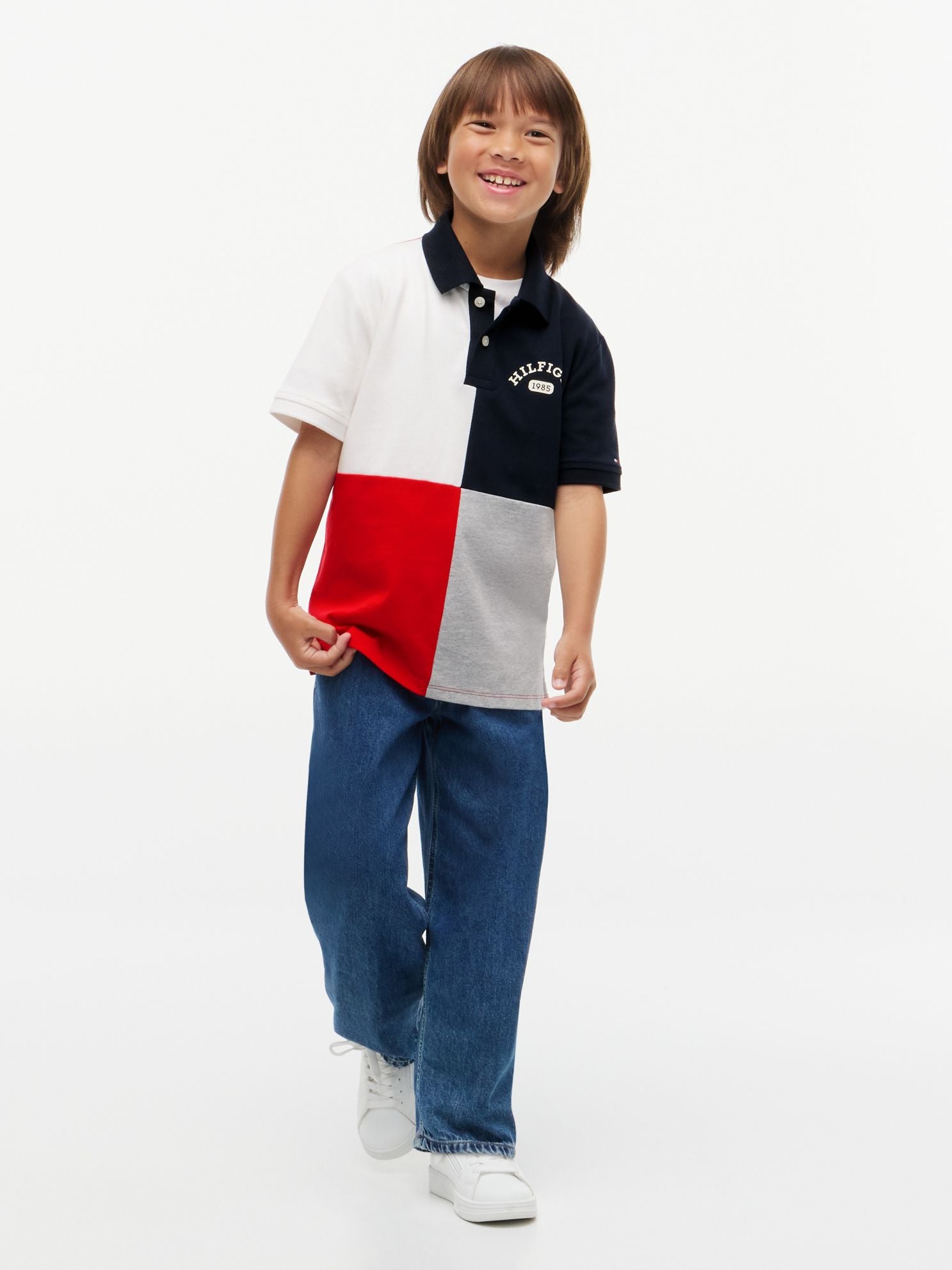 Tommy Hilfiger Kids' Logo Colorblock Polo