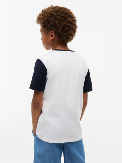 Tommy Hilfiger Kids' Colorblock Flag Stripe T-Shirt
