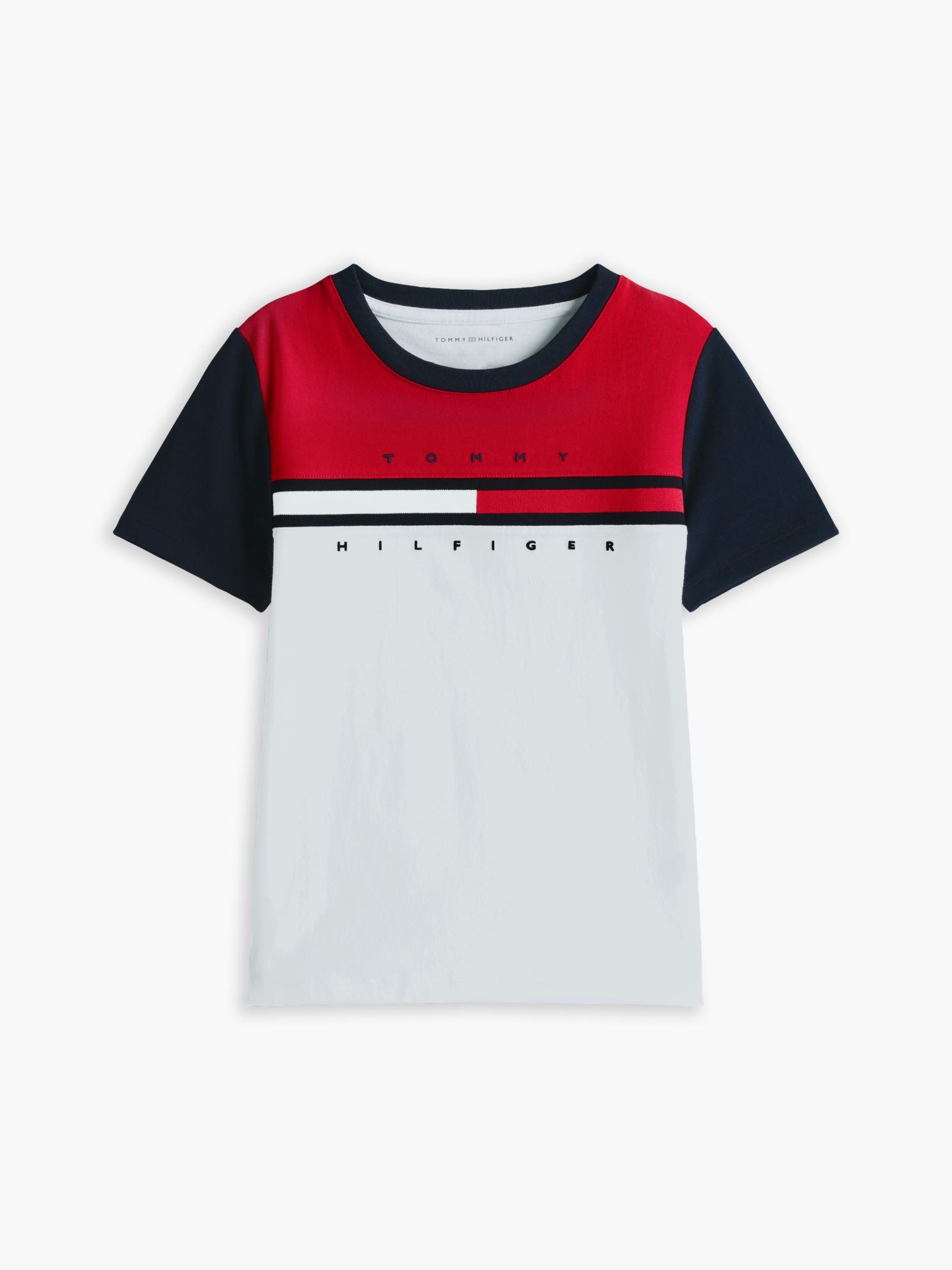 Tommy Hilfiger Kids' Colorblock Flag Stripe T-Shirt
