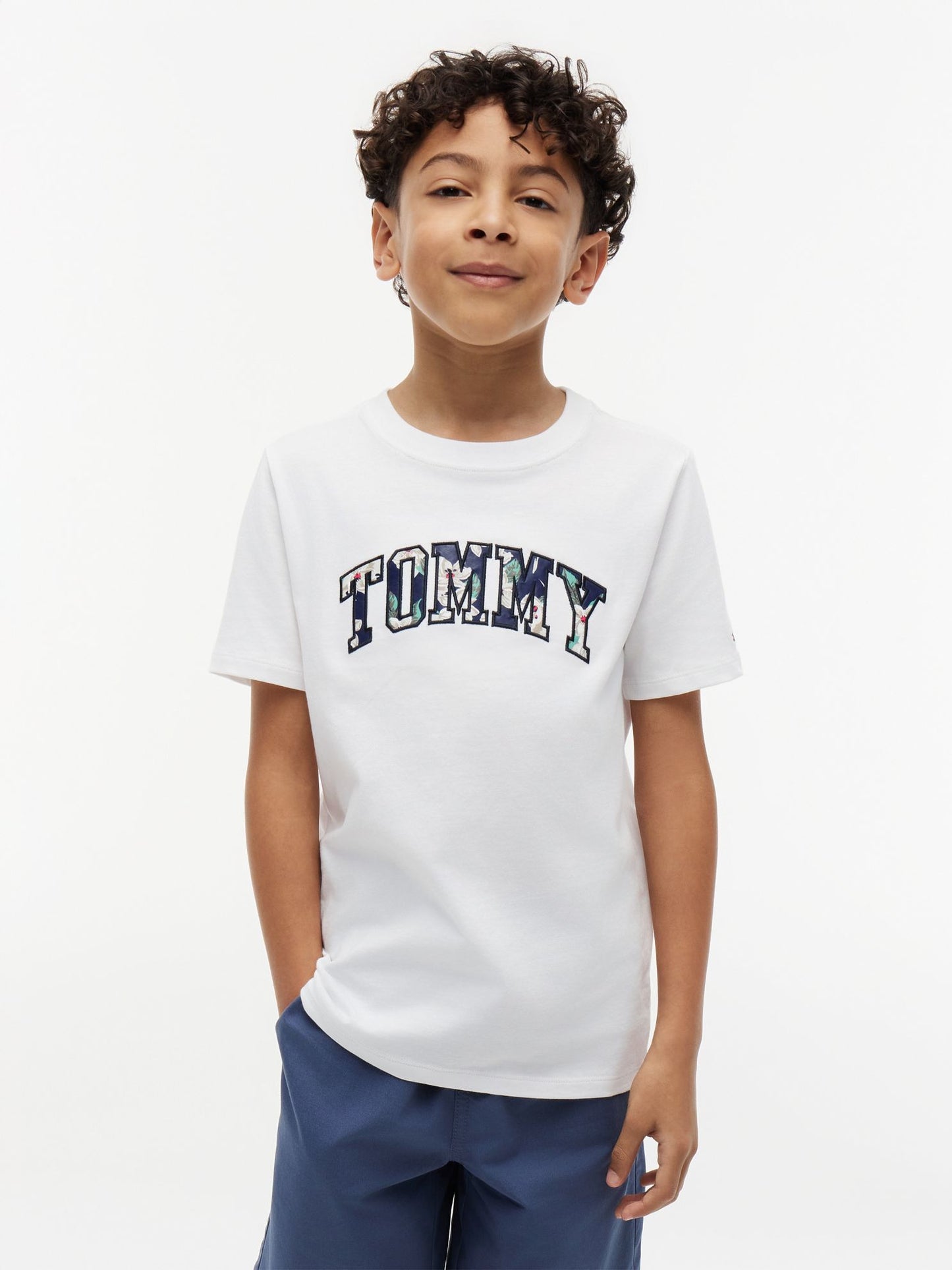Tommy Hilfiger Kids' Floral Tommy Logo T-Shirt