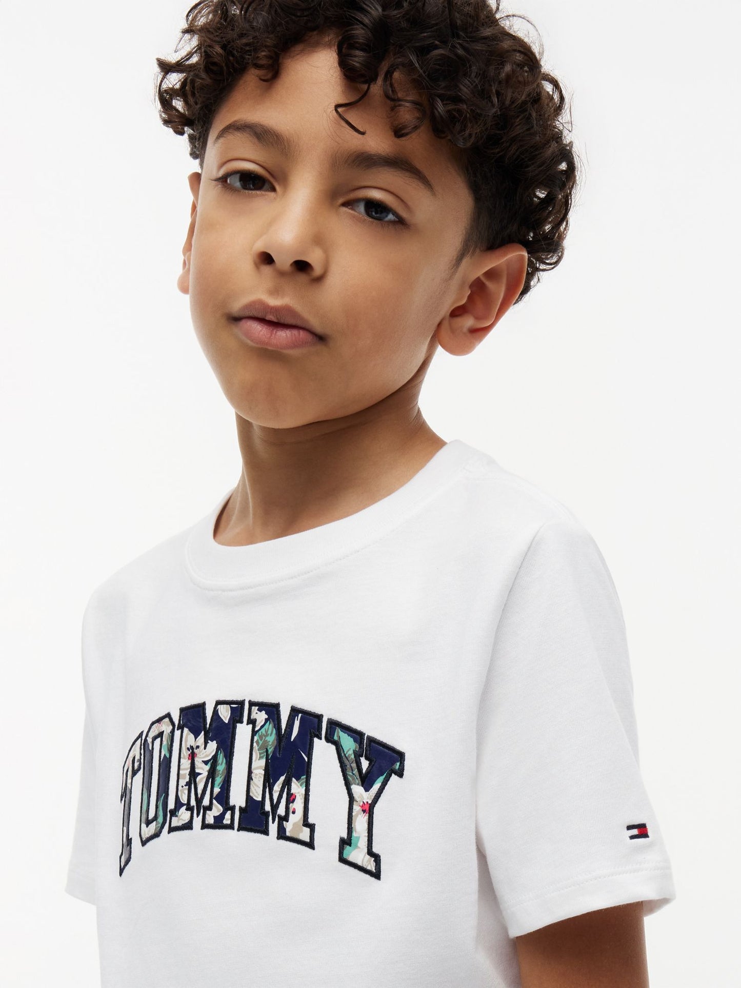 Tommy Hilfiger Kids' Floral Tommy Logo T-Shirt