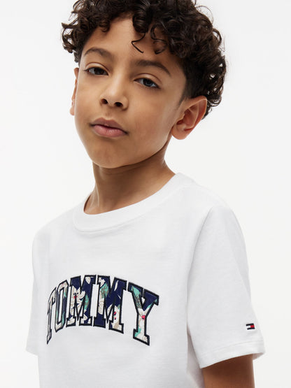 Tommy Hilfiger Kids' Floral Tommy Logo T-Shirt
