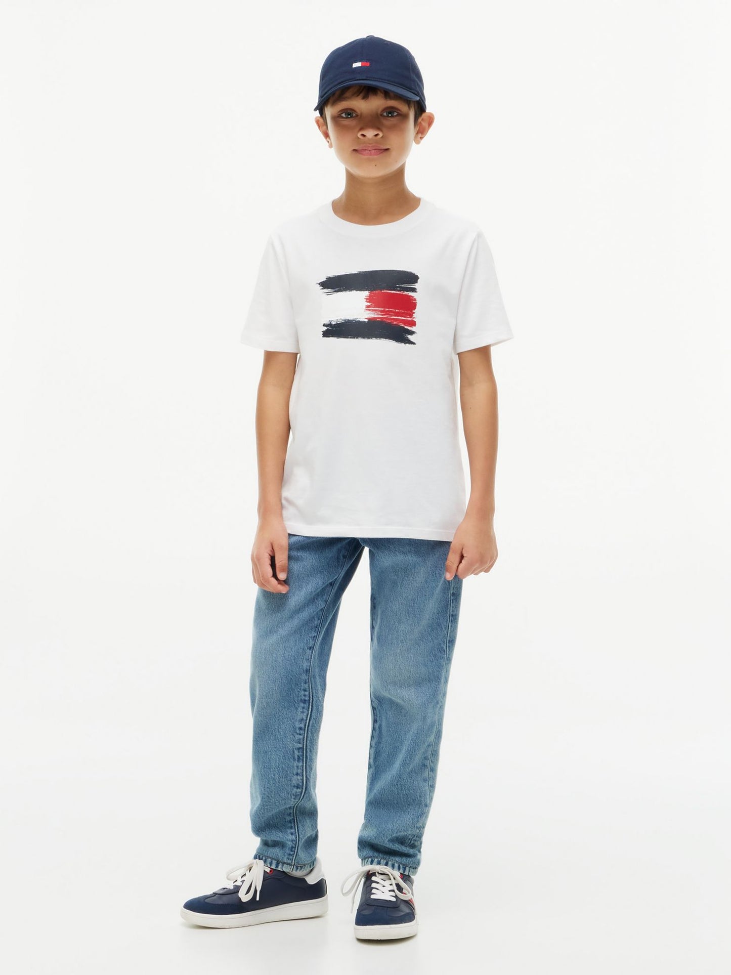 Tommy Hilfiger Kids' Paintbrush Flag T-Shirt