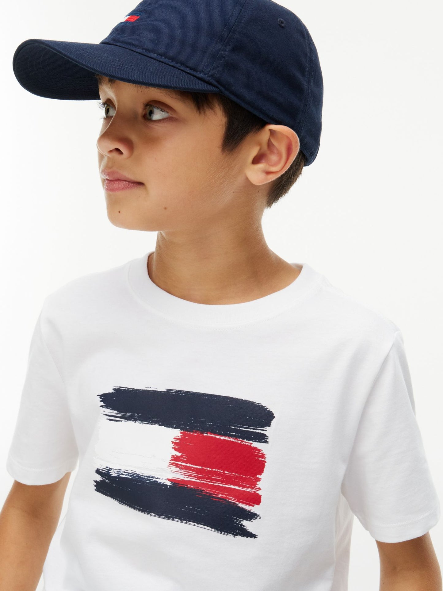 Tommy Hilfiger Kids' Paintbrush Flag T-Shirt