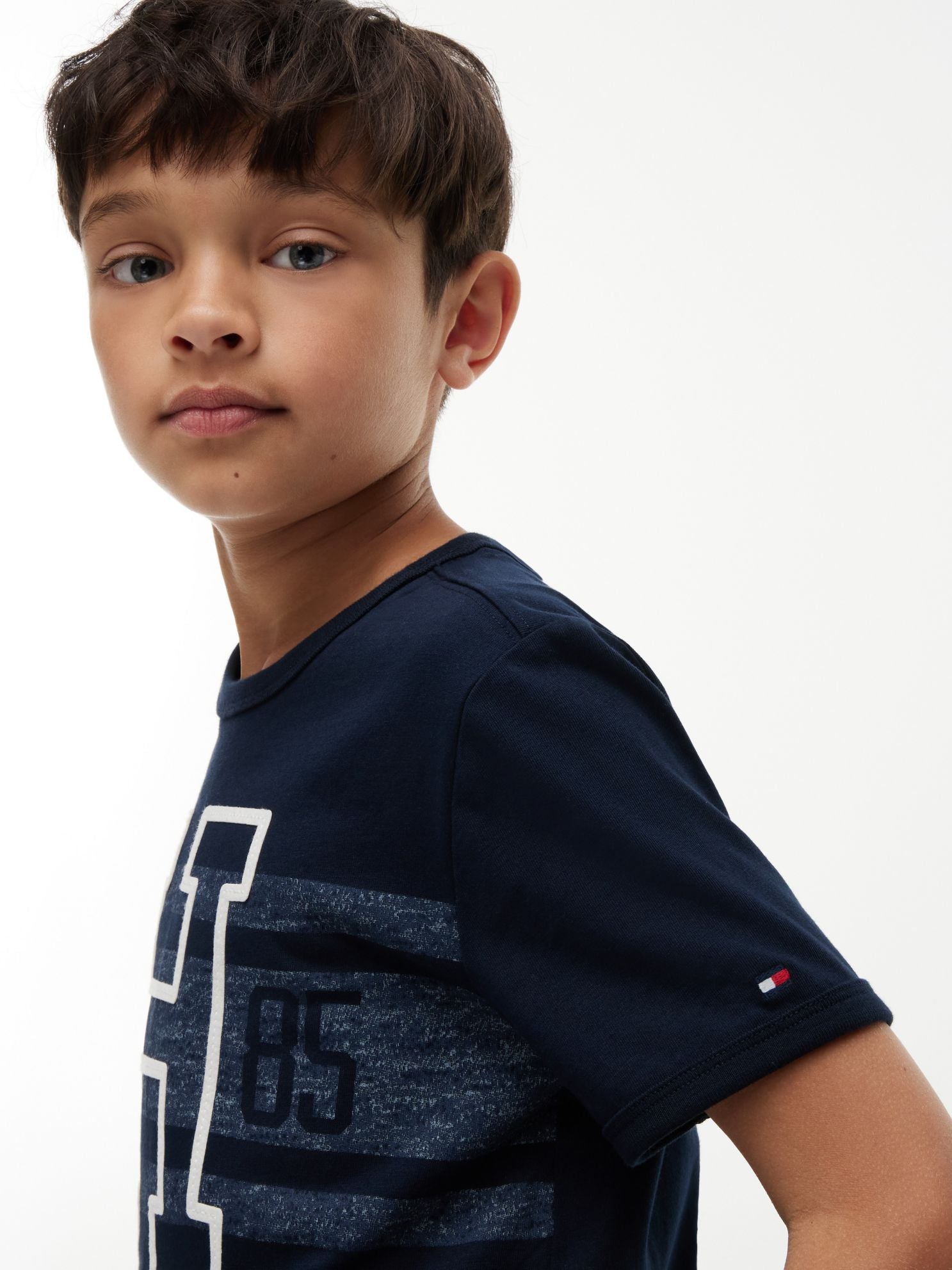 Tommy Hilfiger Kids' Varsity Stripe Logo T-Shirt