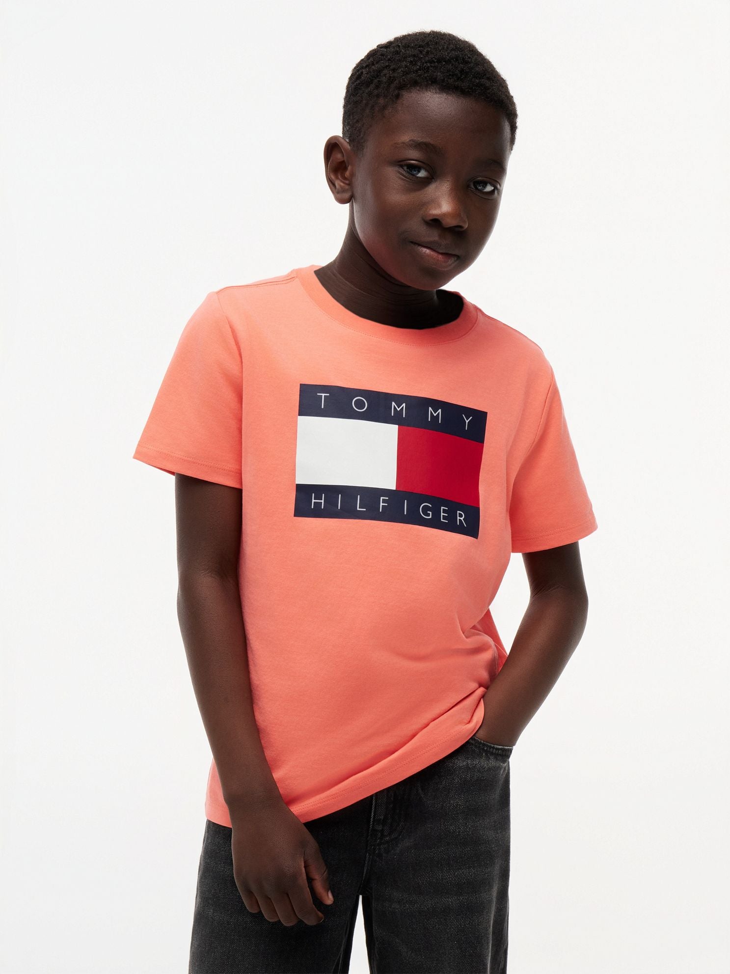 Tommy Hilfiger Kids' Tommy Flag Logo T-Shirt
