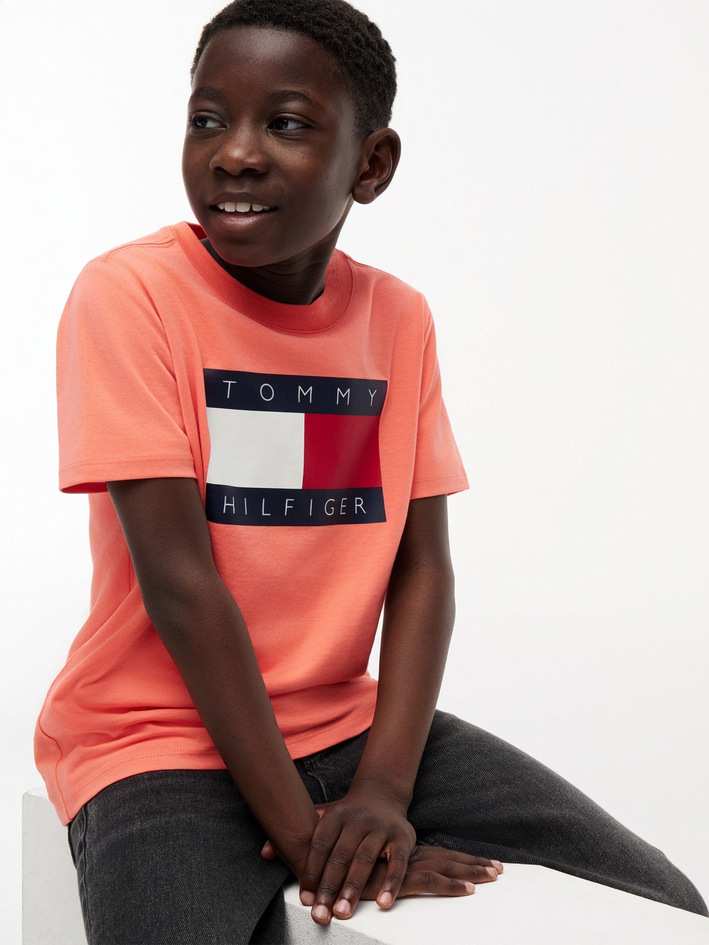 Tommy Hilfiger Kids' Tommy Flag Logo T-Shirt