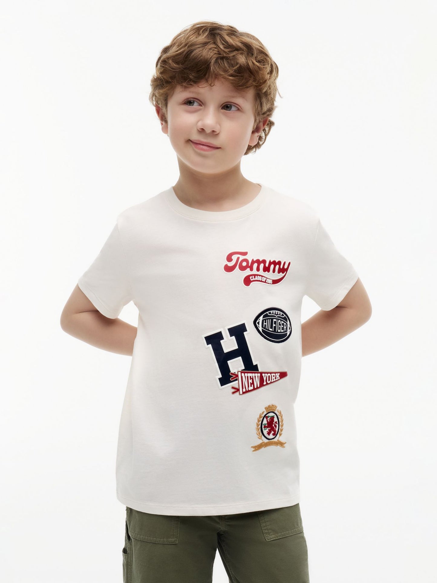 Tommy Hilfiger Kids' Mixed Varsity Badge T-Shirt