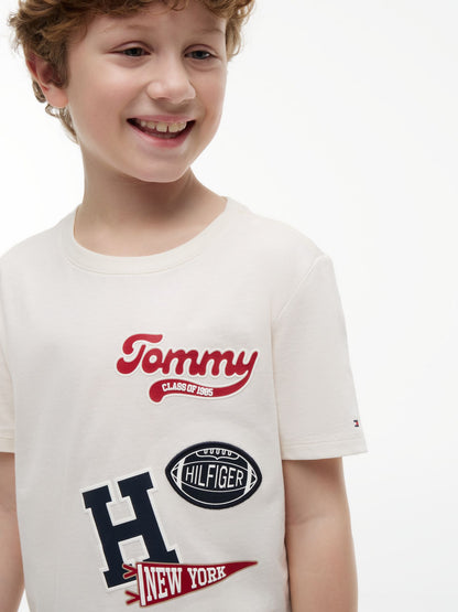 Tommy Hilfiger Kids' Mixed Varsity Badge T-Shirt