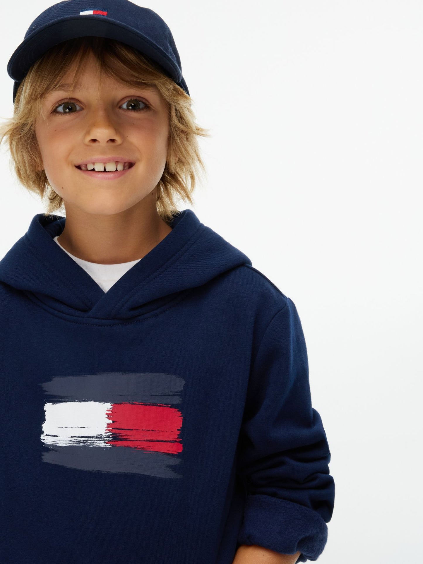 Tommy Hilfiger Kids' Paintbrush Flag Hoodie
