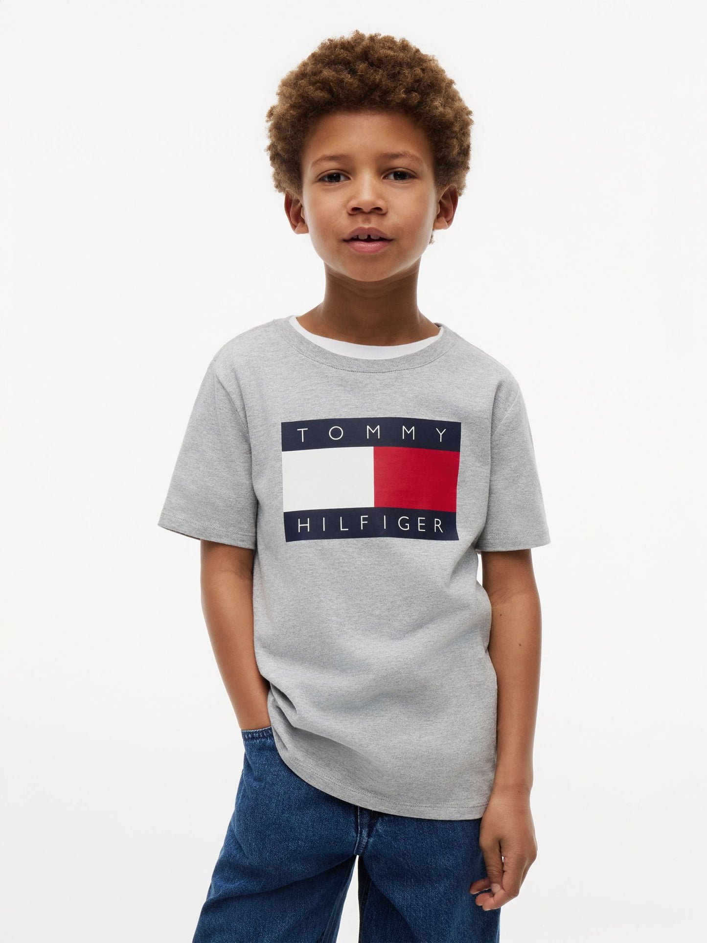 Tommy Hilfiger Kids' Tommy Flag Logo T-Shirt