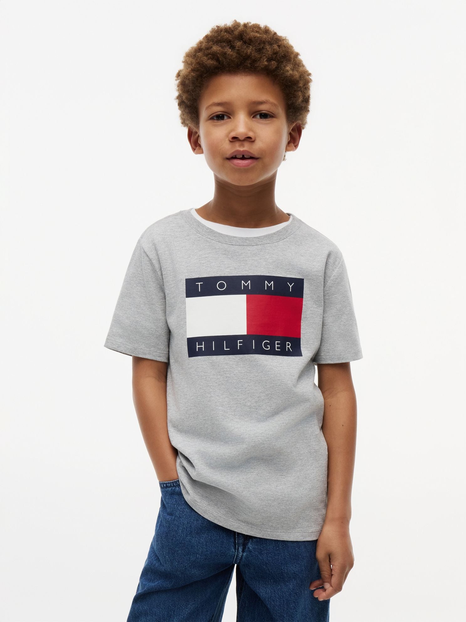 Tommy Hilfiger Kids' Tommy Flag Logo T-Shirt
