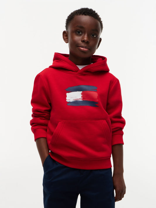 Tommy Hilfiger Kids' Paintbrush Flag Hoodie