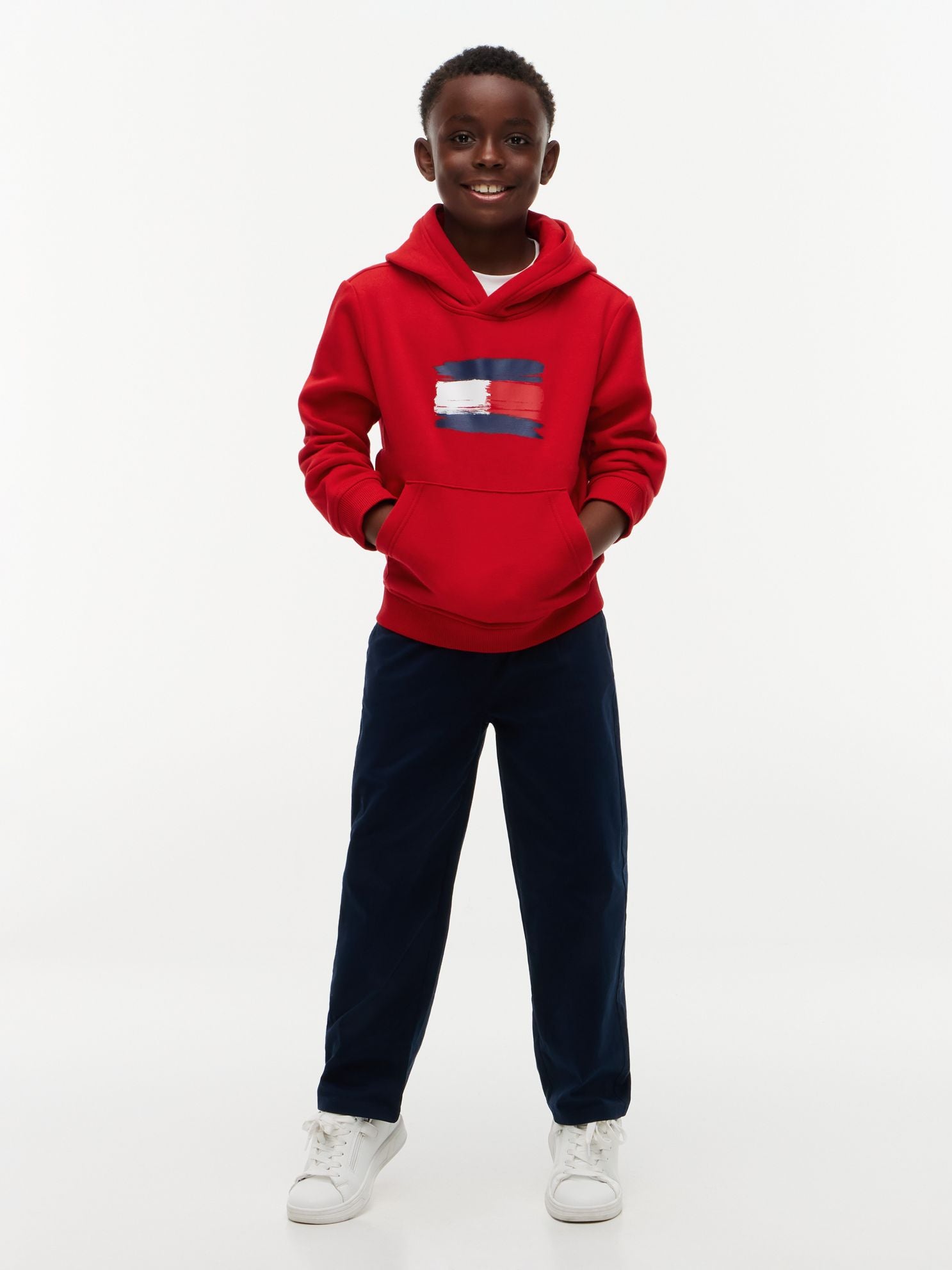 Tommy Hilfiger Kids' Paintbrush Flag Hoodie