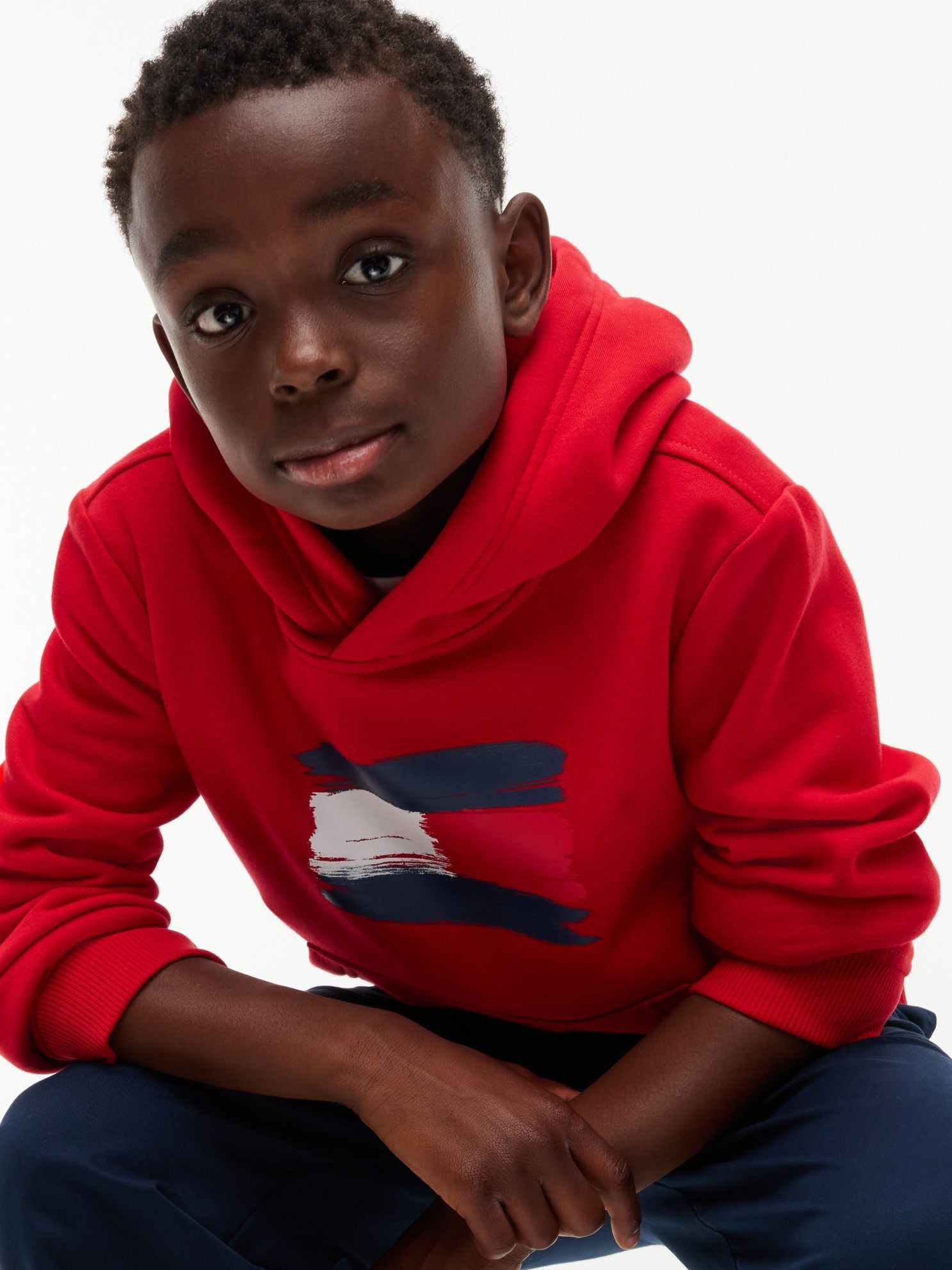 Tommy Hilfiger Kids' Paintbrush Flag Hoodie