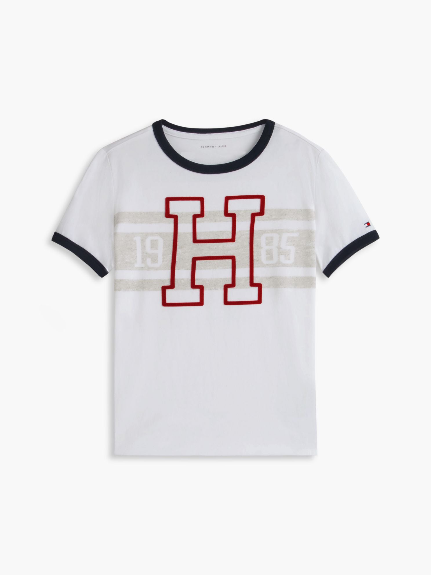 Tommy Hilfiger Kids' Varsity Stripe Logo T-Shirt