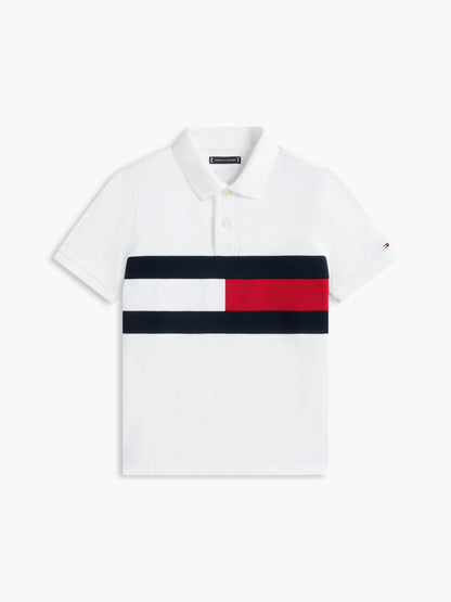 Tommy Hilfiger Kids' Colorblock Flag Stretch Polo
