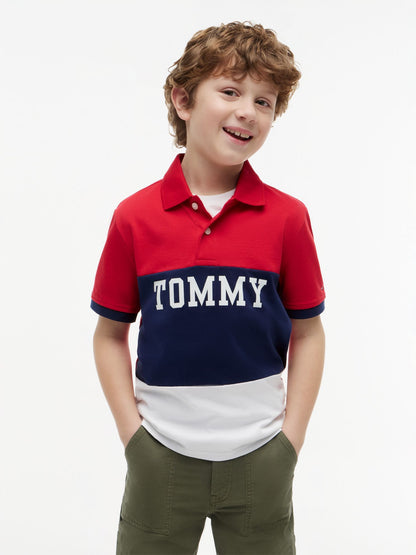 Tommy Hilfiger Kids' Tommy Colorblock Stretch Polo