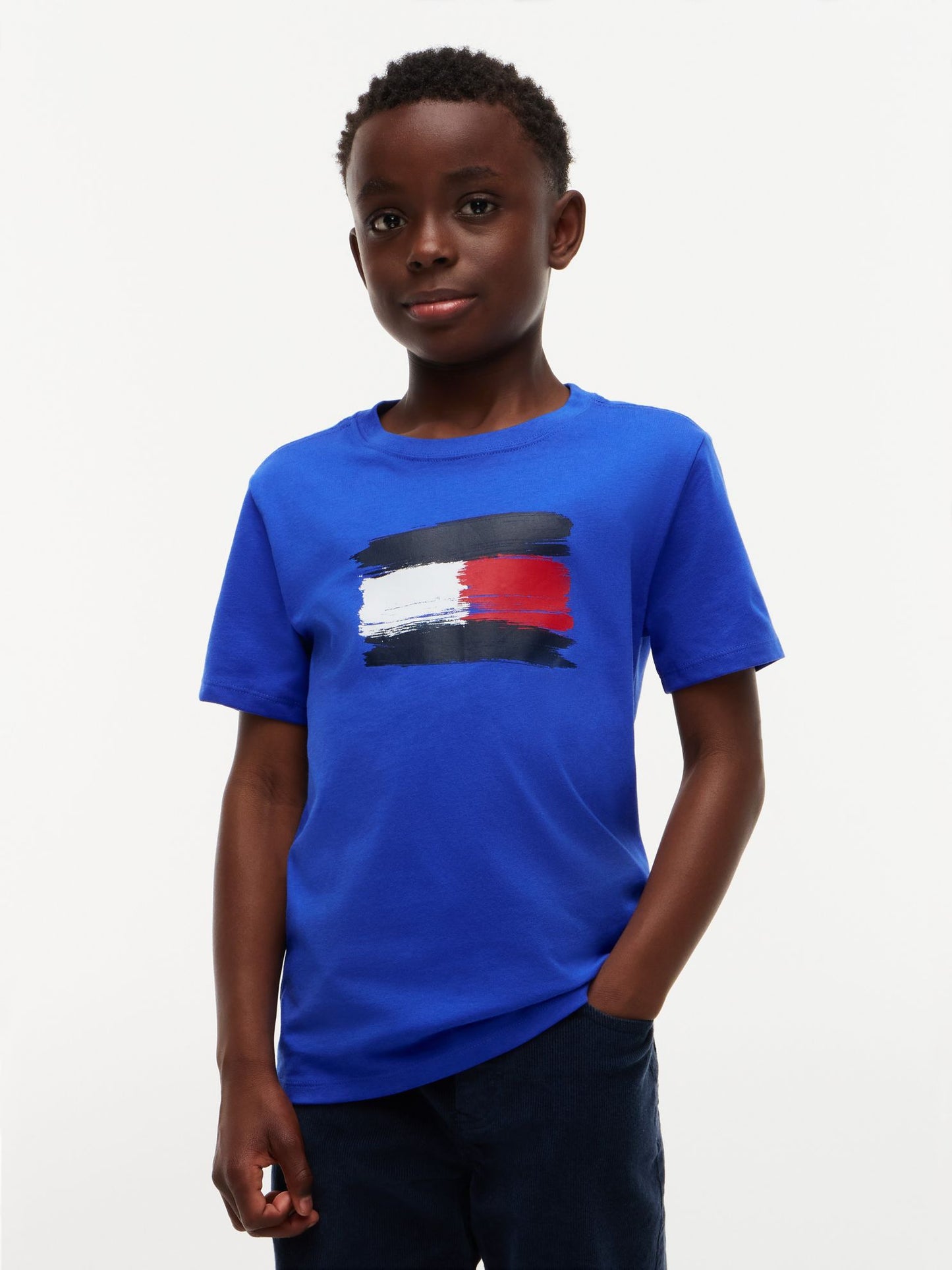 Tommy Hilfiger Kids' Paintbrush Flag T-Shirt