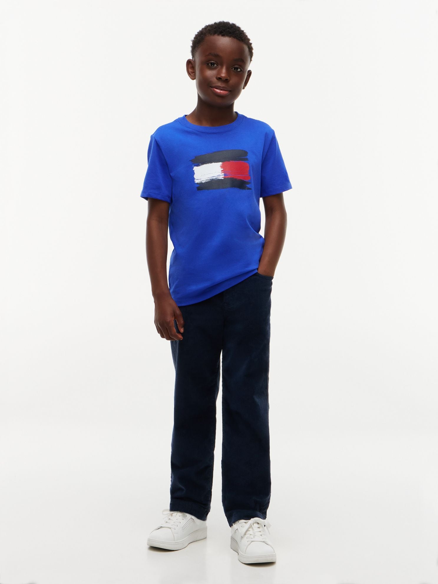 Tommy Hilfiger Kids' Paintbrush Flag T-Shirt