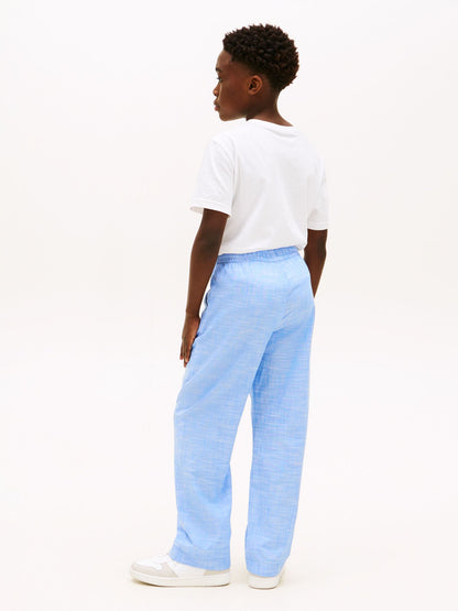 Tommy Hilfiger Kids' Slub Cotton Pull-On Pant