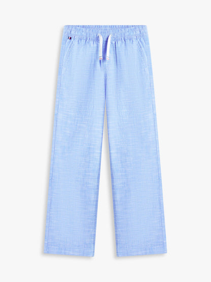 Tommy Hilfiger Kids' Slub Cotton Pull-On Pant