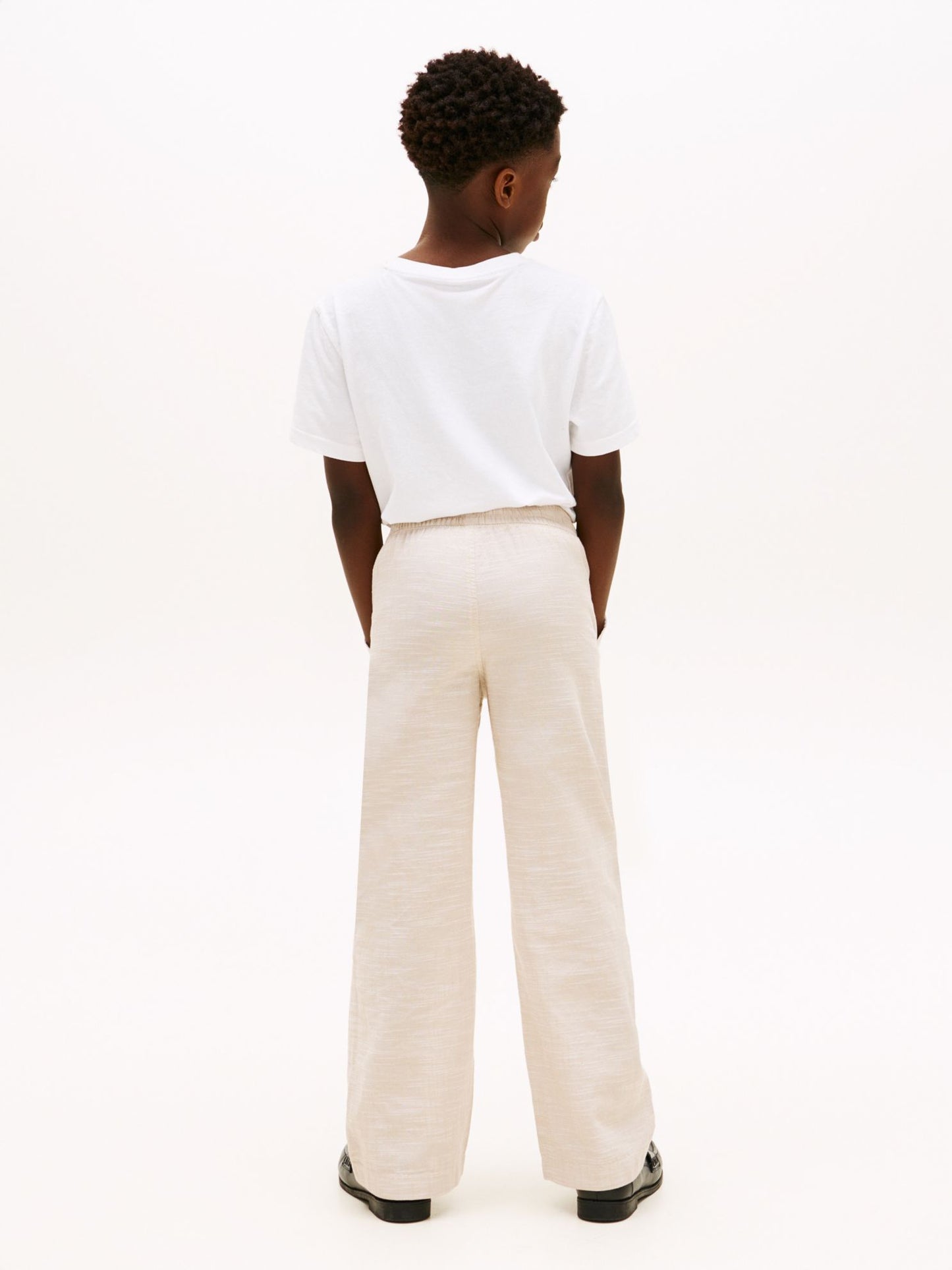 Tommy Hilfiger Kids' Slub Cotton Pull-On Pant