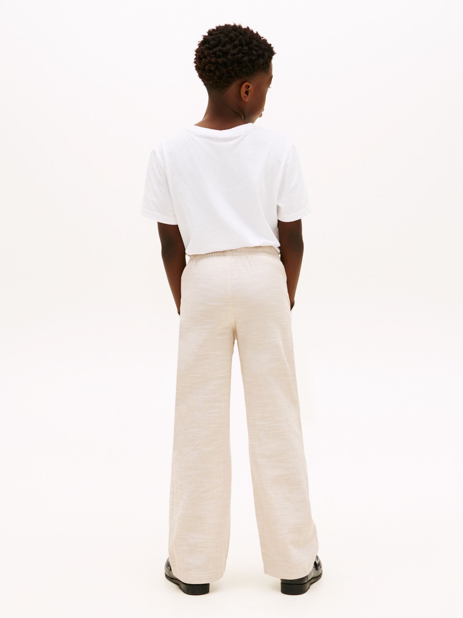 Tommy Hilfiger Kids' Slub Cotton Pull-On Pant