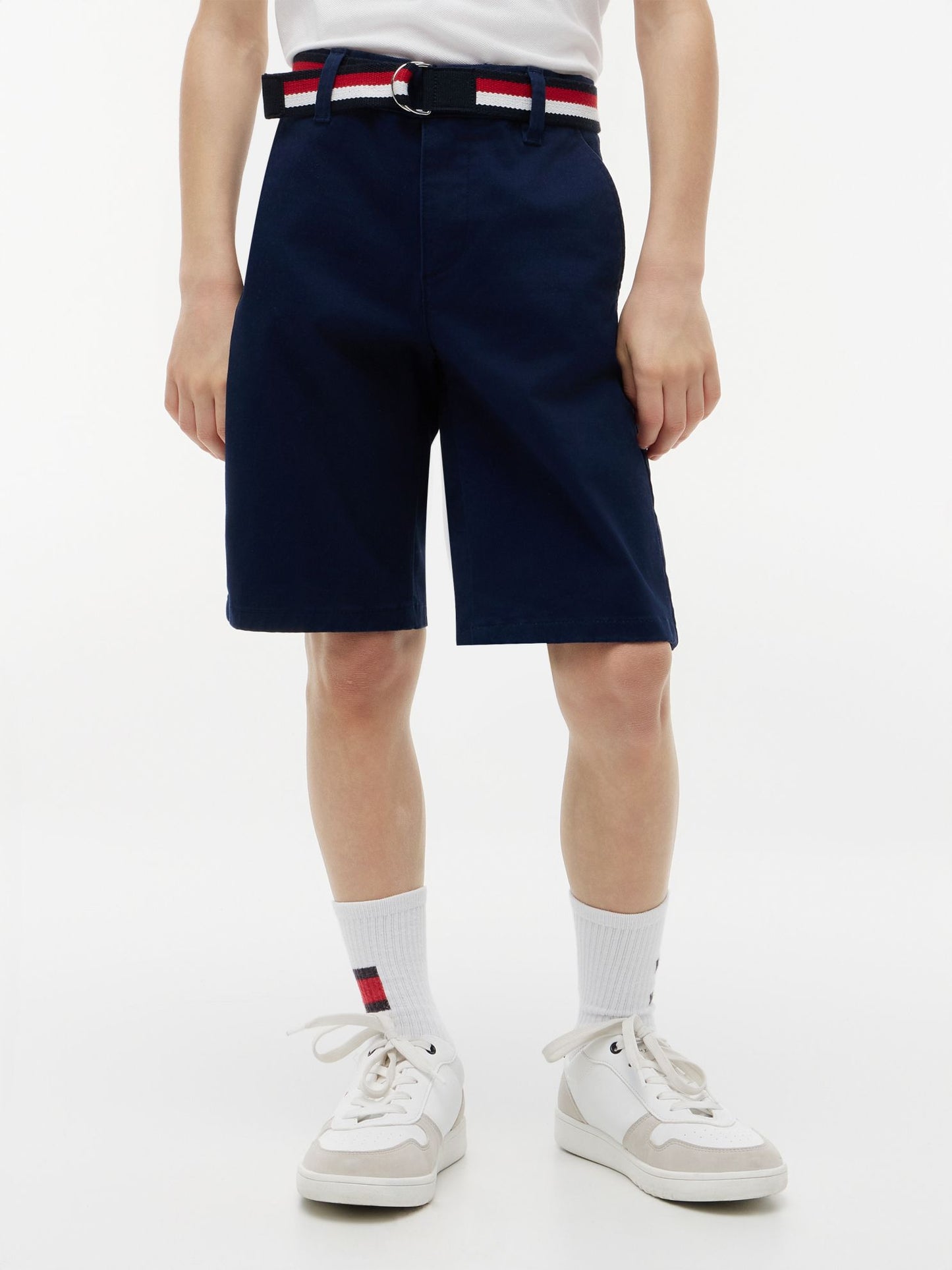 Tommy Hilfiger Kids' Belted Chino Short