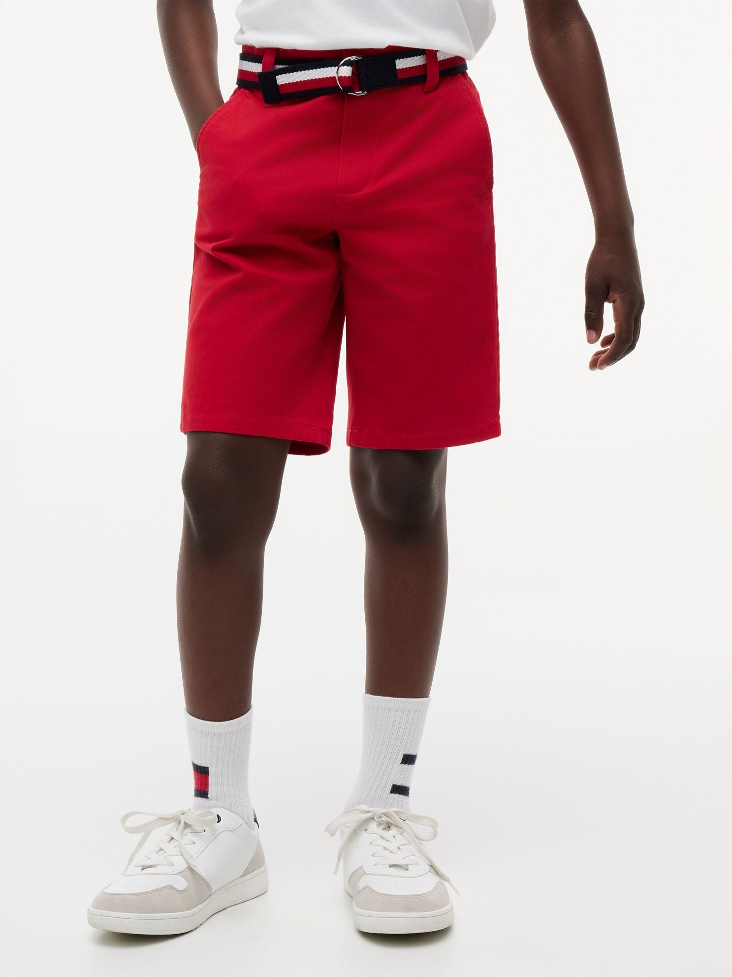 Tommy Hilfiger Kids' Belted Chino Short