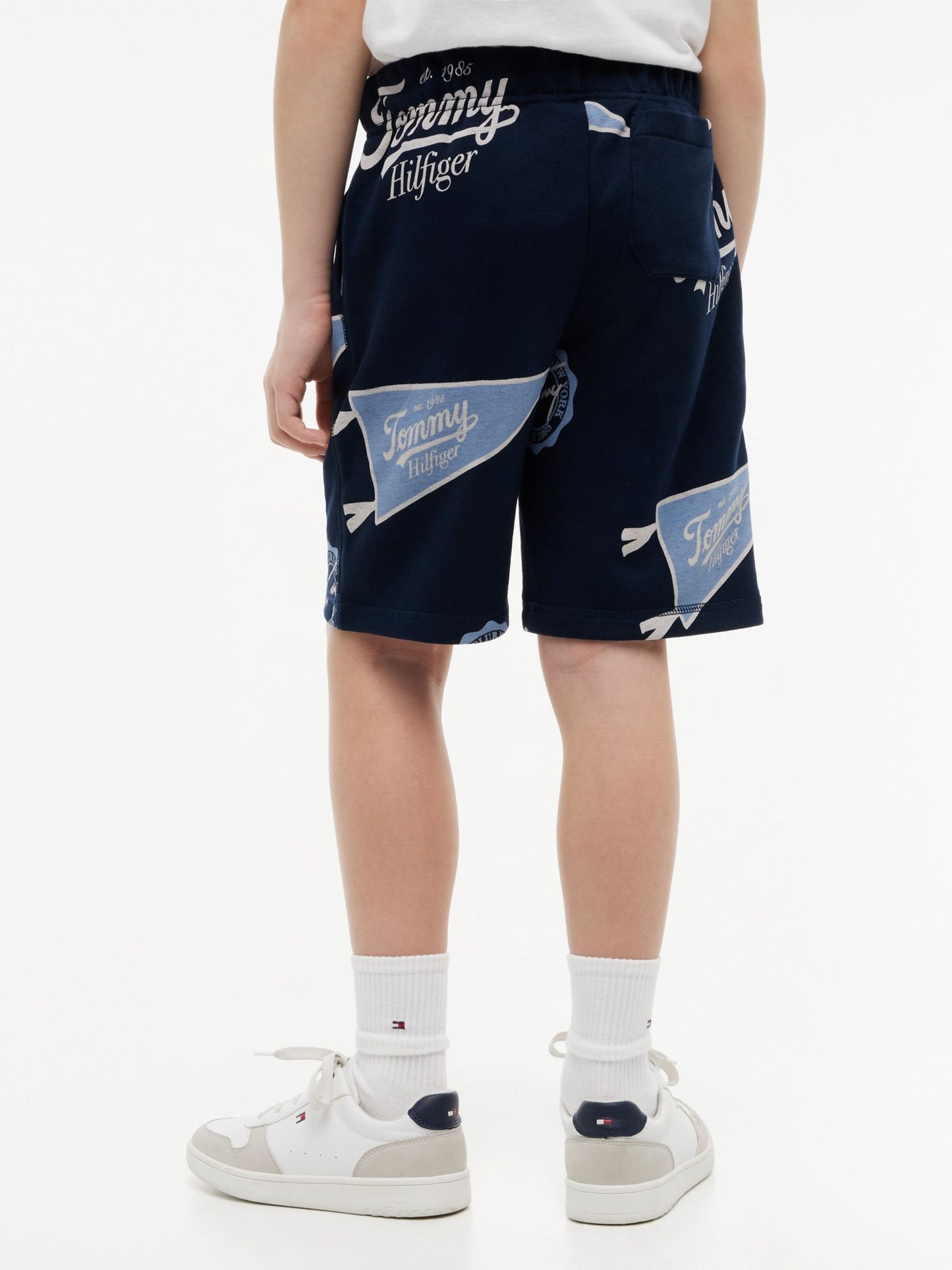 Tommy Hilfiger Kids' Allover Tommy Logo Sweatshort