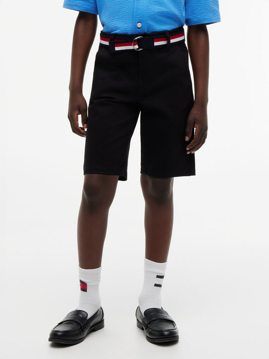 Tommy Hilfiger Kids' Belted Chino Short