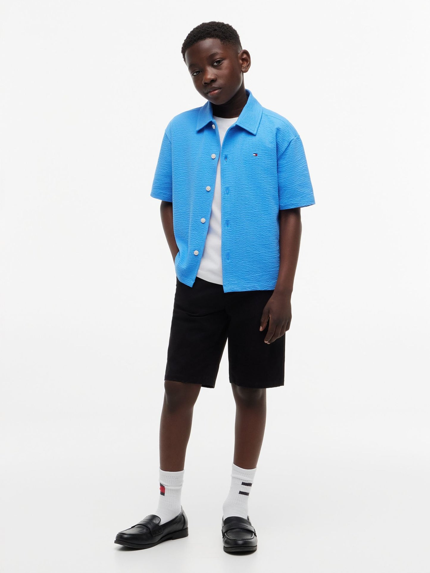 Tommy Hilfiger Kids' Belted Chino Short