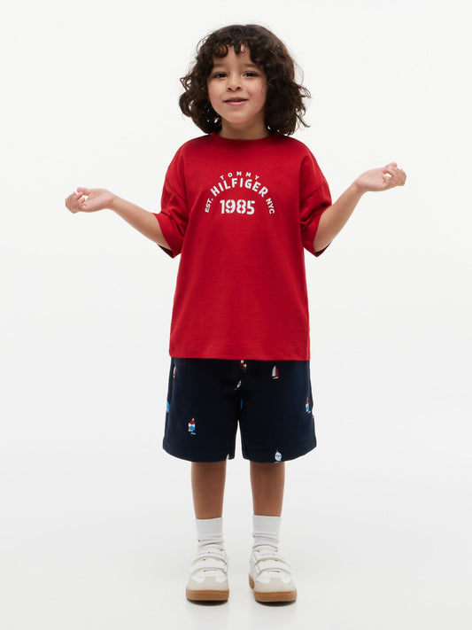 Tommy Hilfiger Kids' Nautical Logo T-Shirt & Short Set