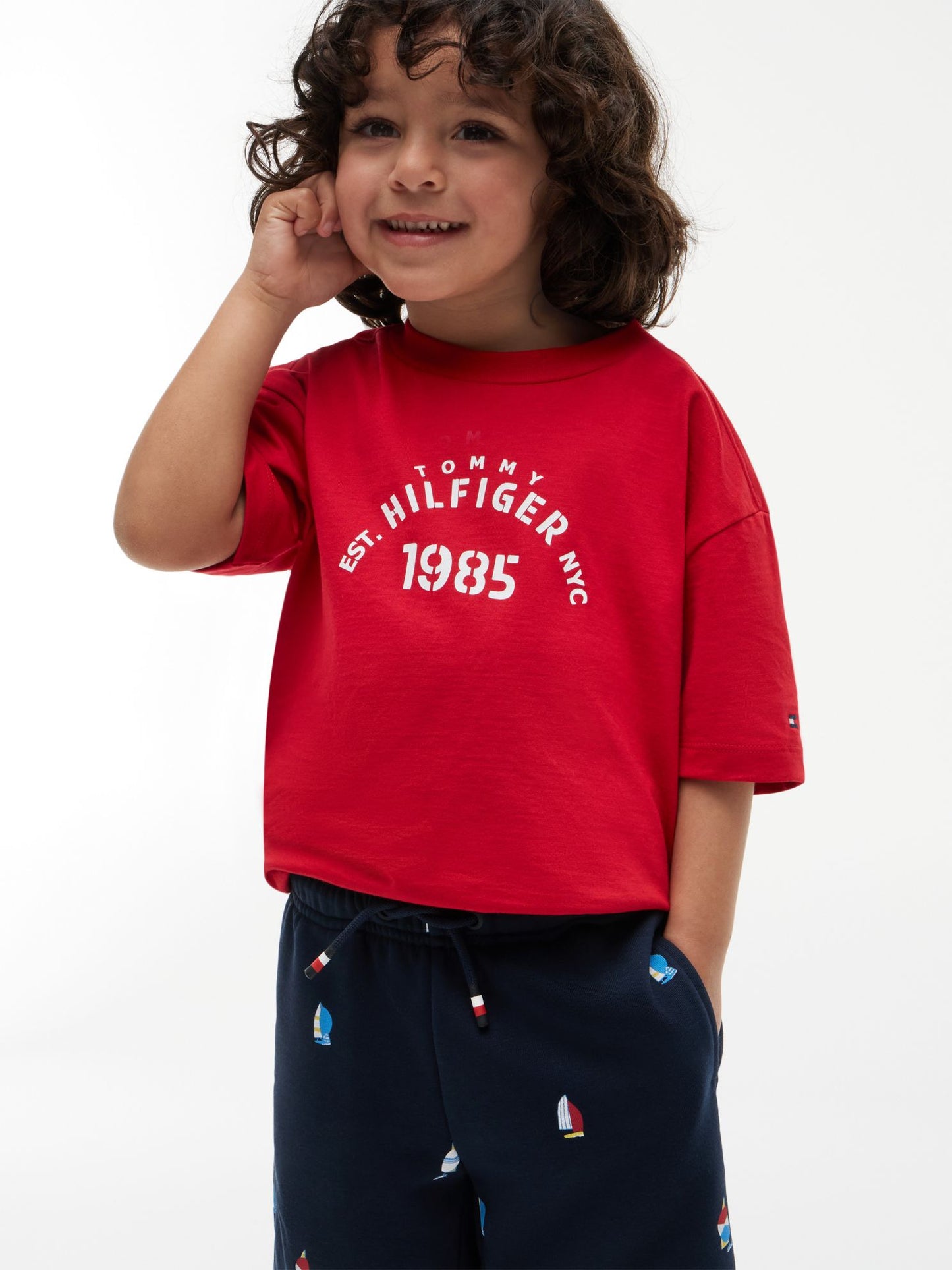 Tommy Hilfiger Kids' Nautical Logo T-Shirt & Short Set