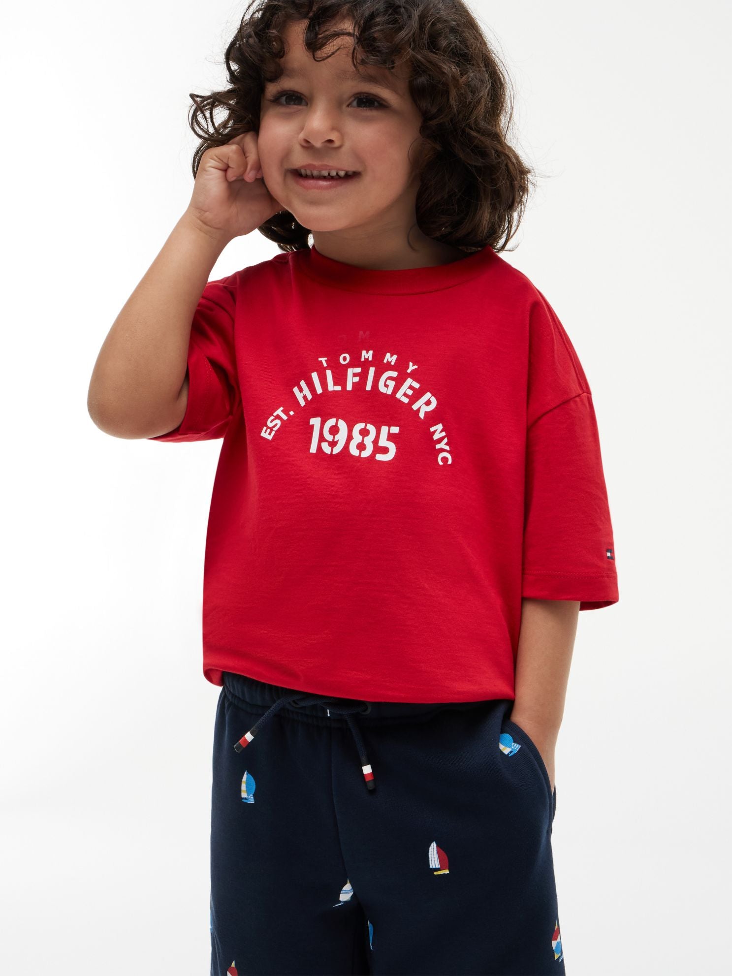 Tommy Hilfiger Kids' Nautical Logo T-Shirt & Short Set