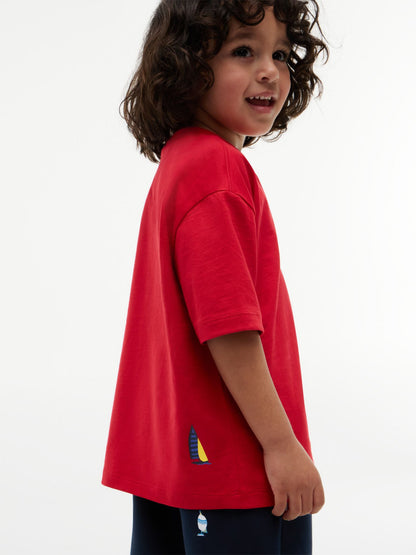 Tommy Hilfiger Kids' Nautical Logo T-Shirt & Short Set