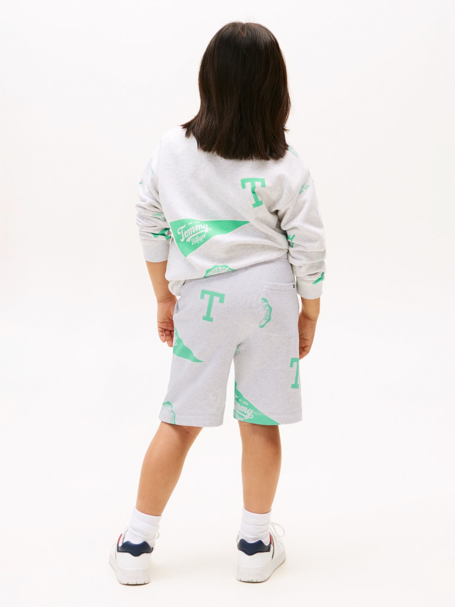 Tommy Hilfiger Kids' Allover Mixed Logo Sweatshort