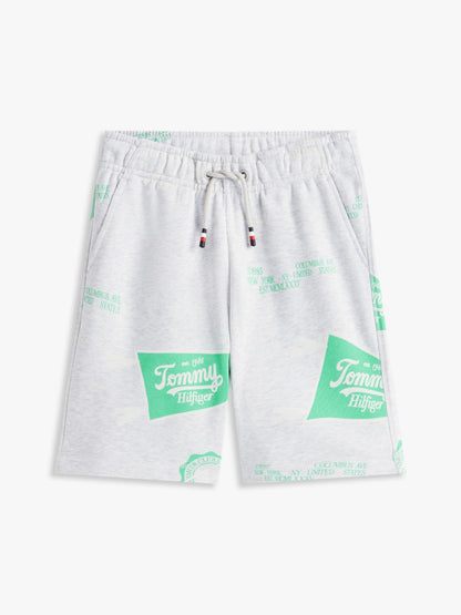 Tommy Hilfiger Kids' Allover Mixed Logo Sweatshort
