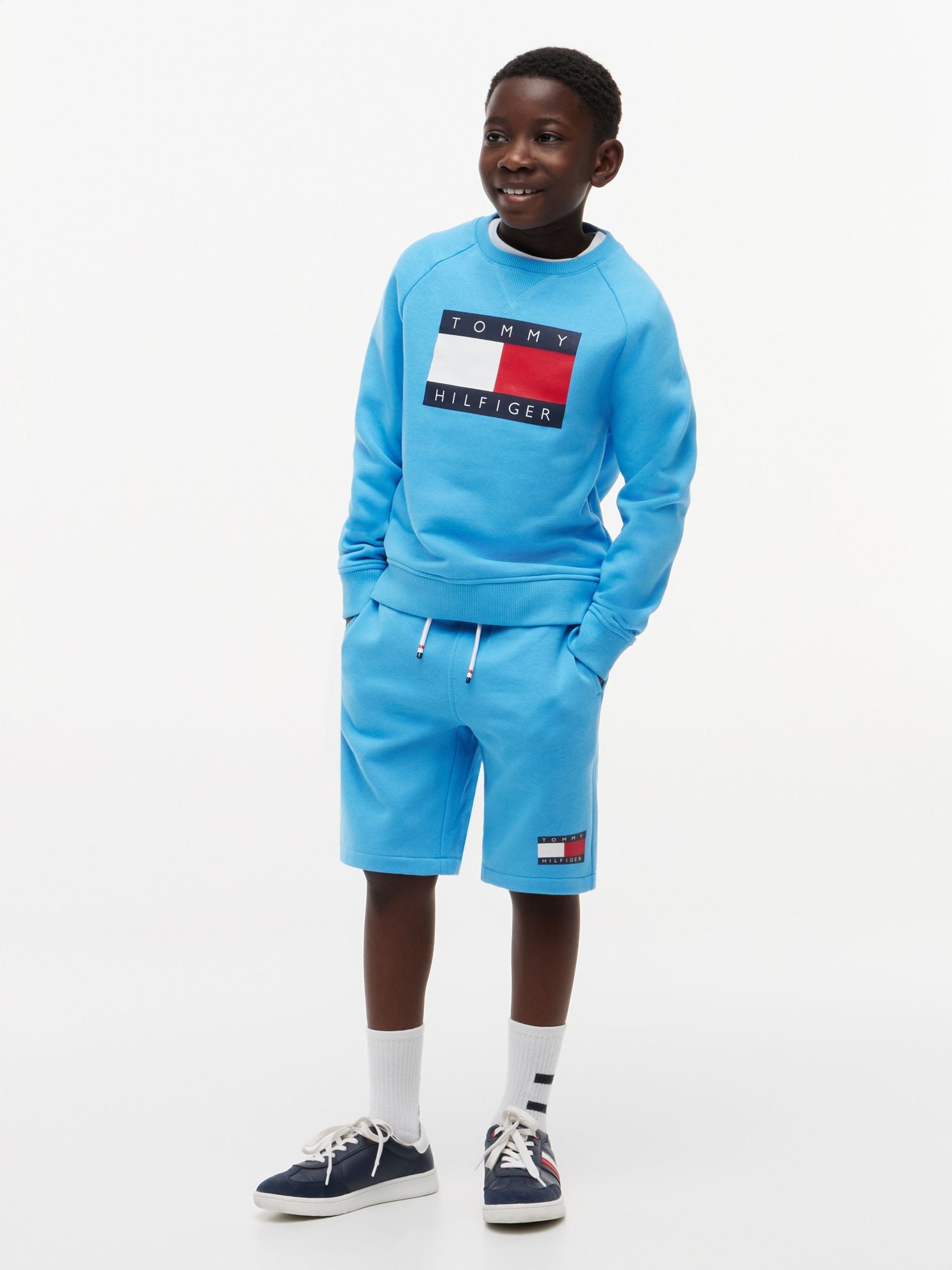 Tommy Hilfiger Kids' Flag Logo Sweatshort