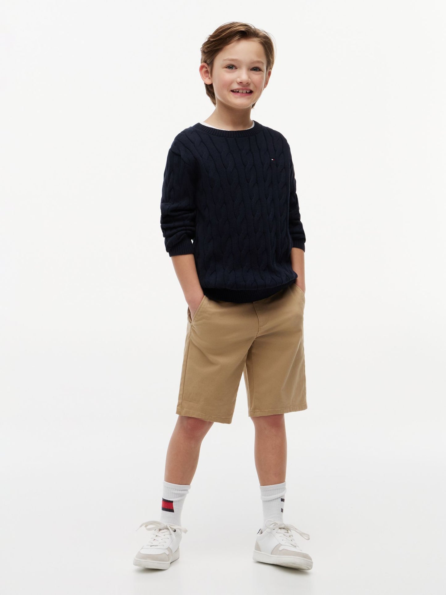 Tommy Hilfiger Kids' Belted Chino Short