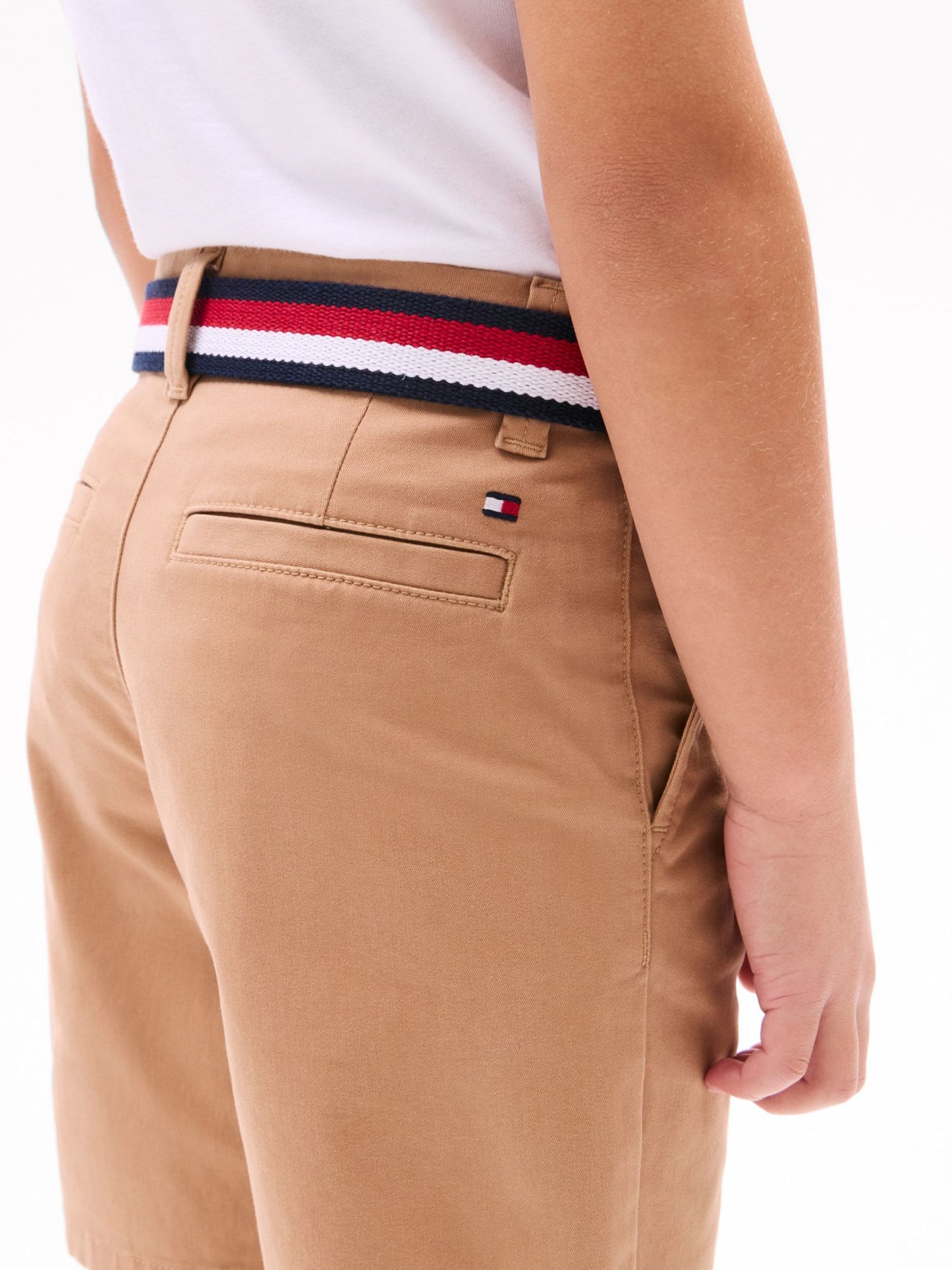 Tommy Hilfiger Kids' Belted Chino Short