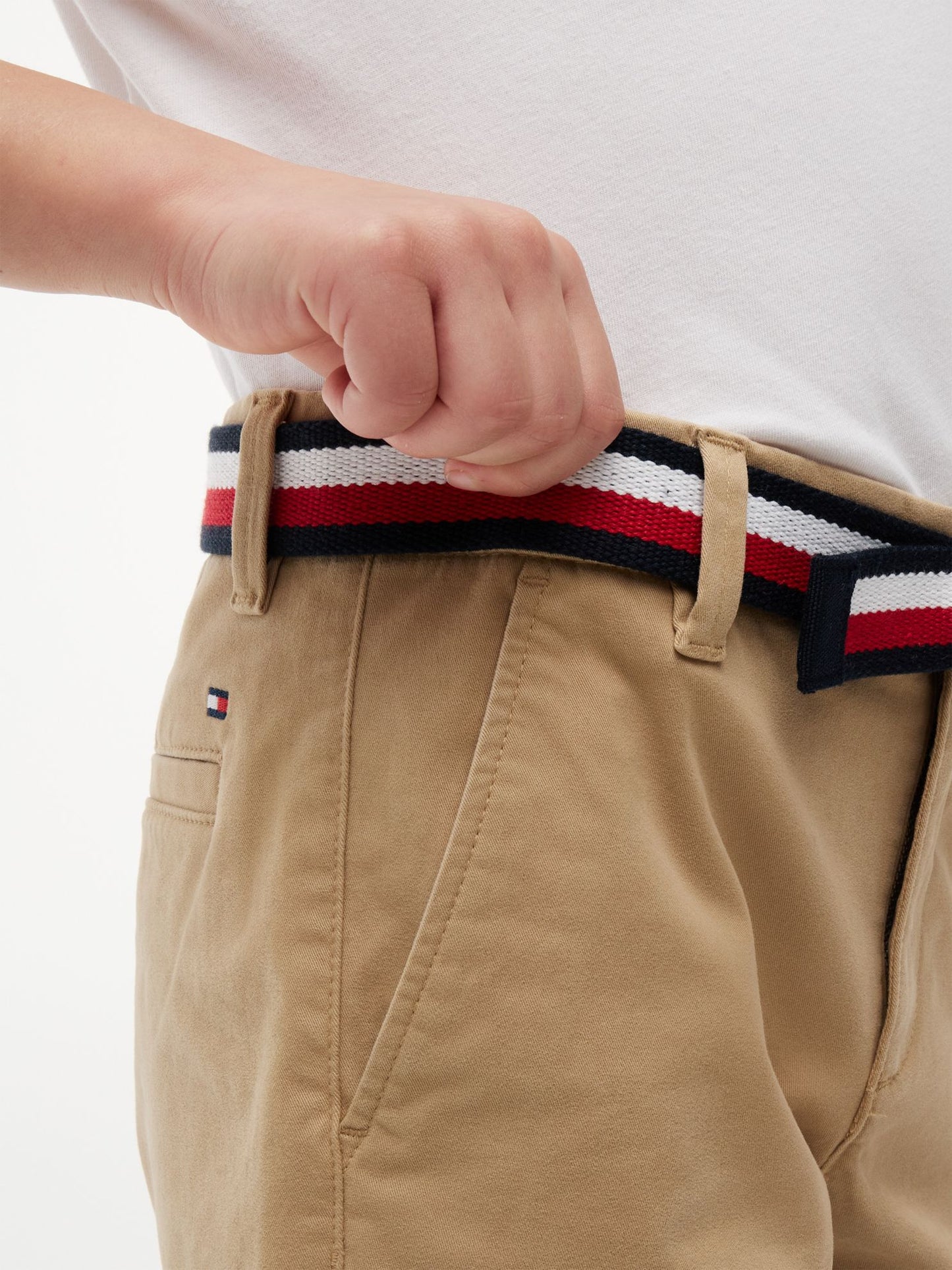 Tommy Hilfiger Kids' Belted Chino Short