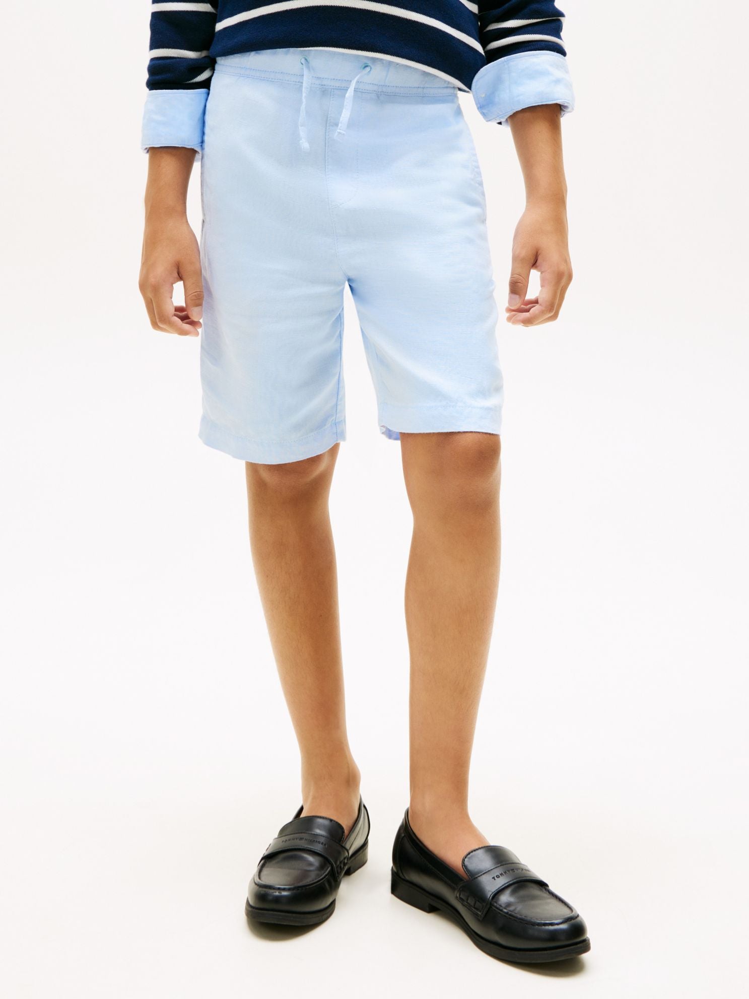 Tommy Hilfiger Kids' Linen-Blend Short