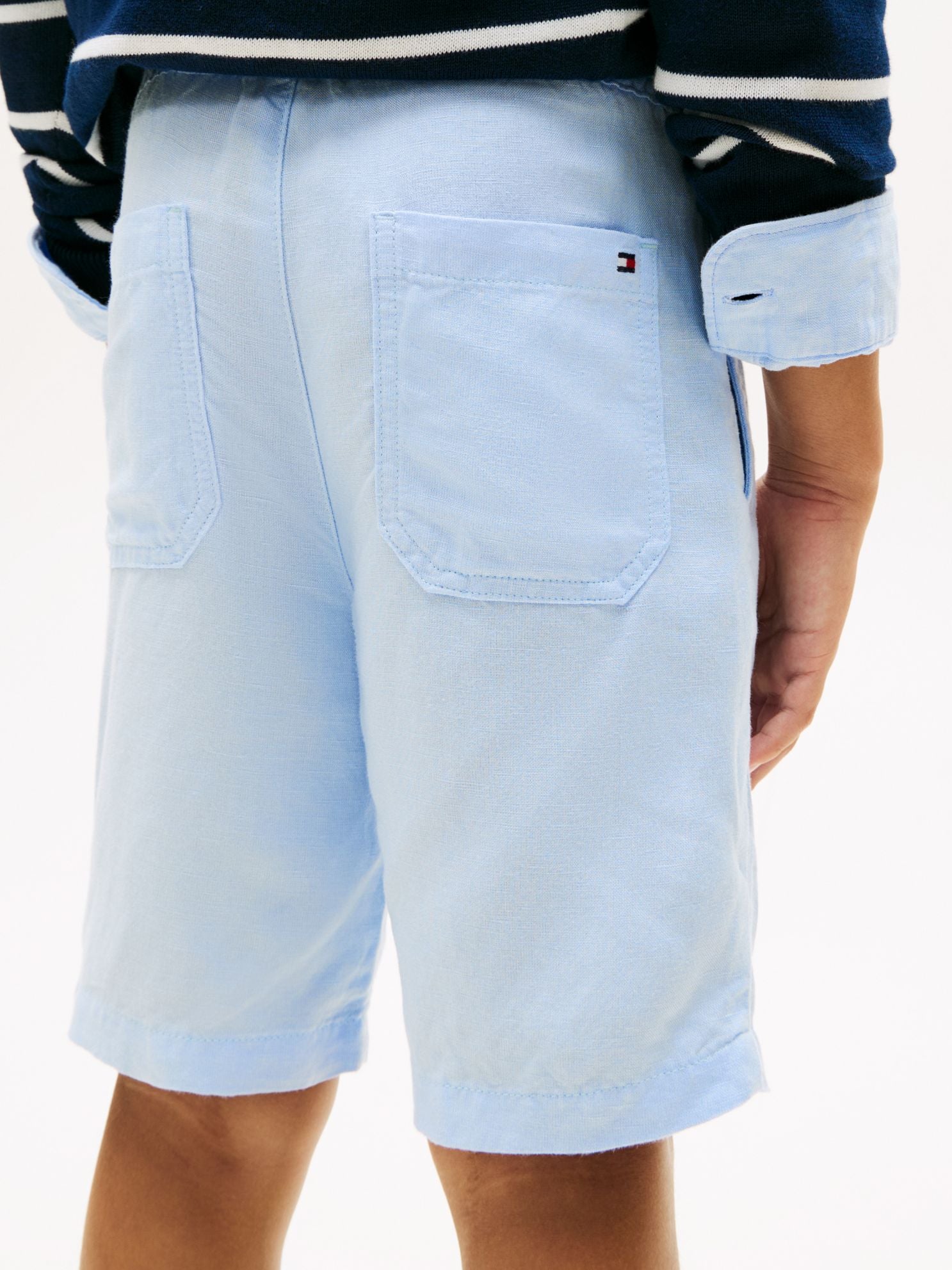 Tommy Hilfiger Kids' Linen-Blend Short