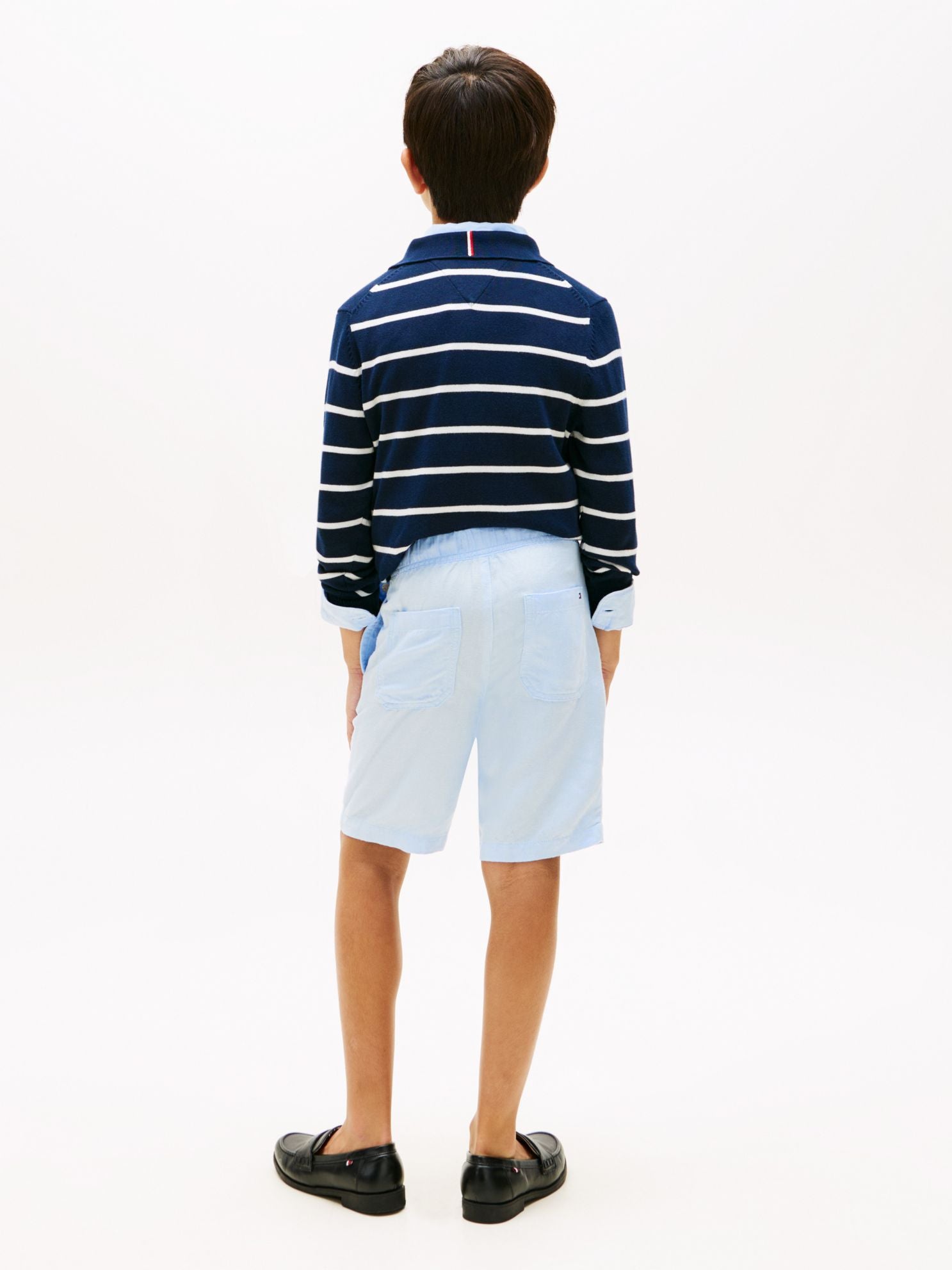 Tommy Hilfiger Kids' Linen-Blend Short